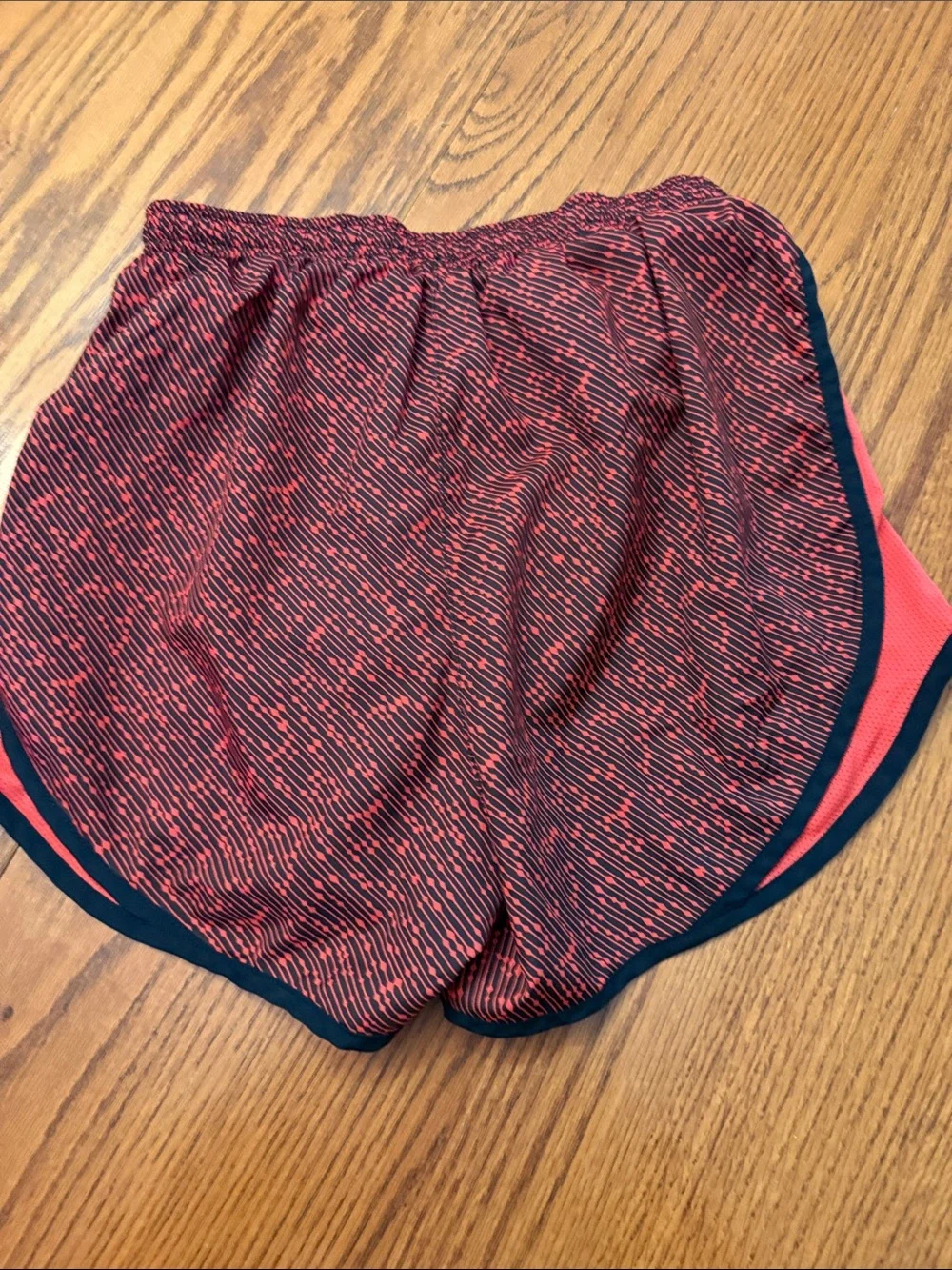 Nike Women’s Red & Black  Athletic Running Shorts